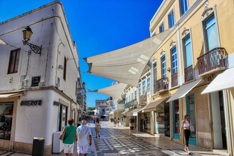 Shoppen in Faro, Portugal
