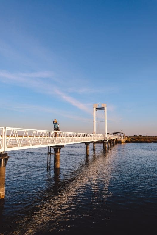 Praia do Barril-pad in Ria Formosa