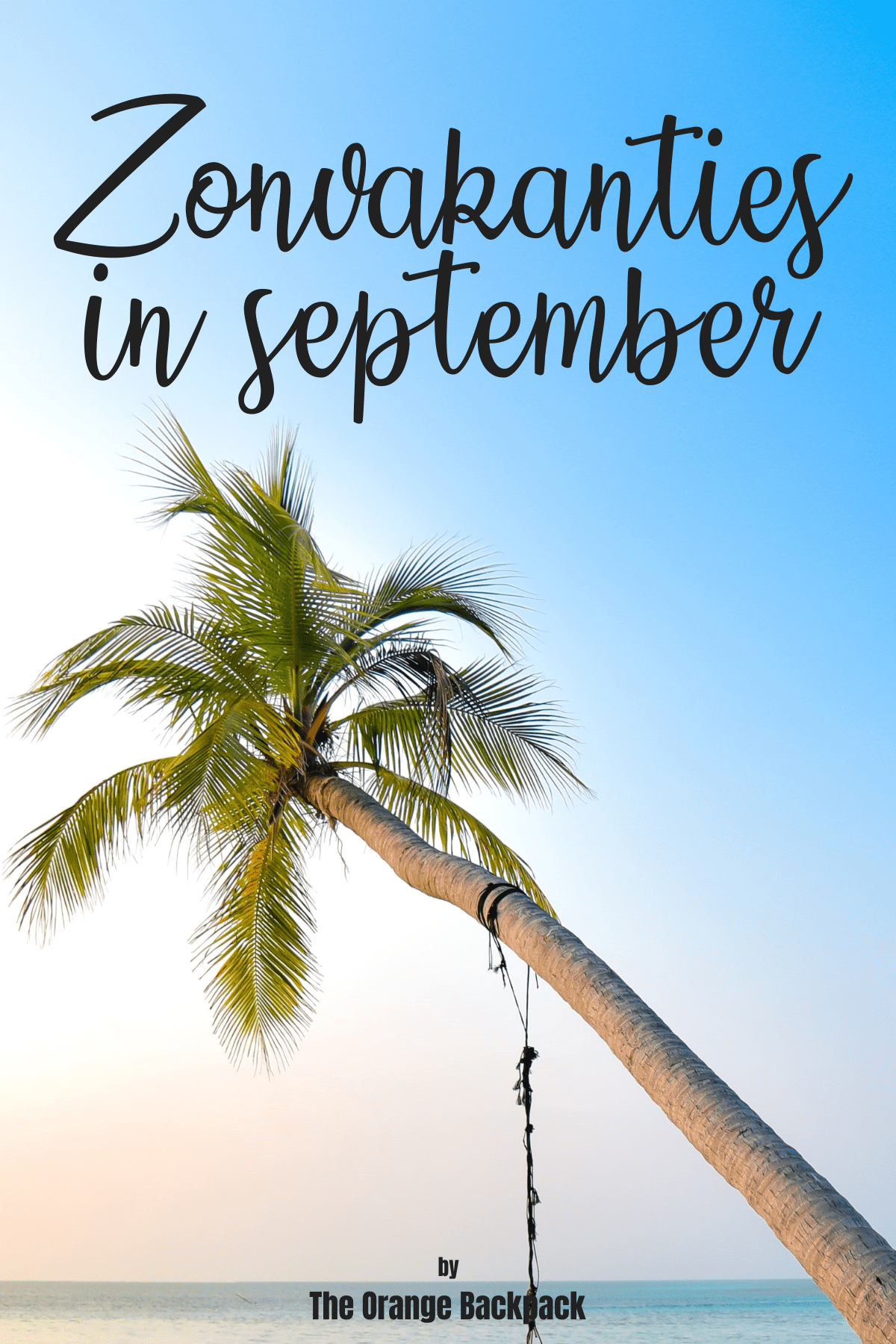 Pinterest Zonvakantie in september