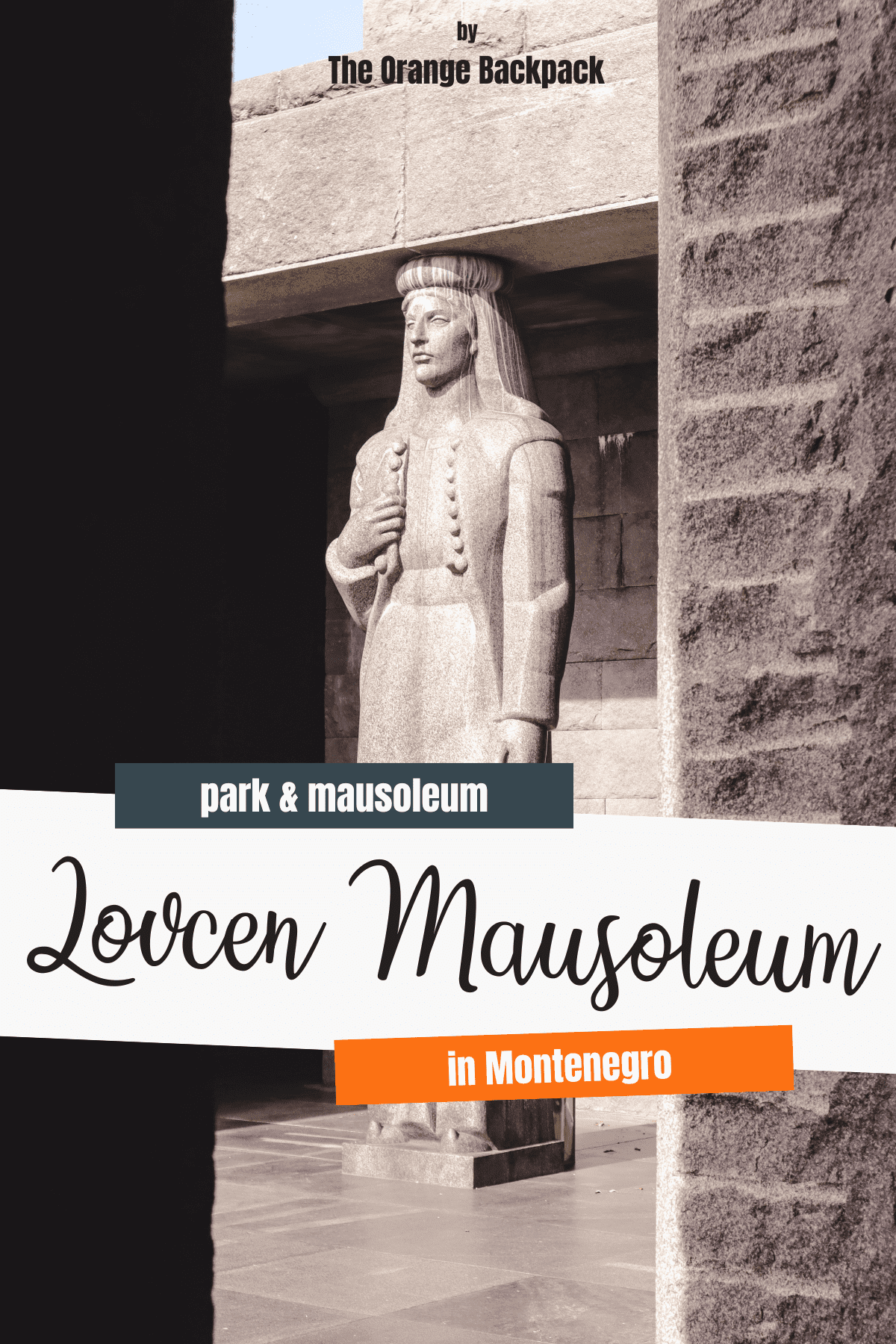 Mausoleum Lovcen Park in Montenegro