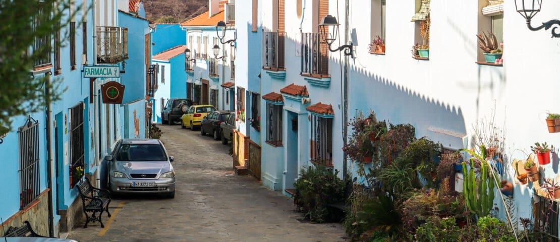 Visit Júzcar in Andalusia, the blue Smurf village in Spain