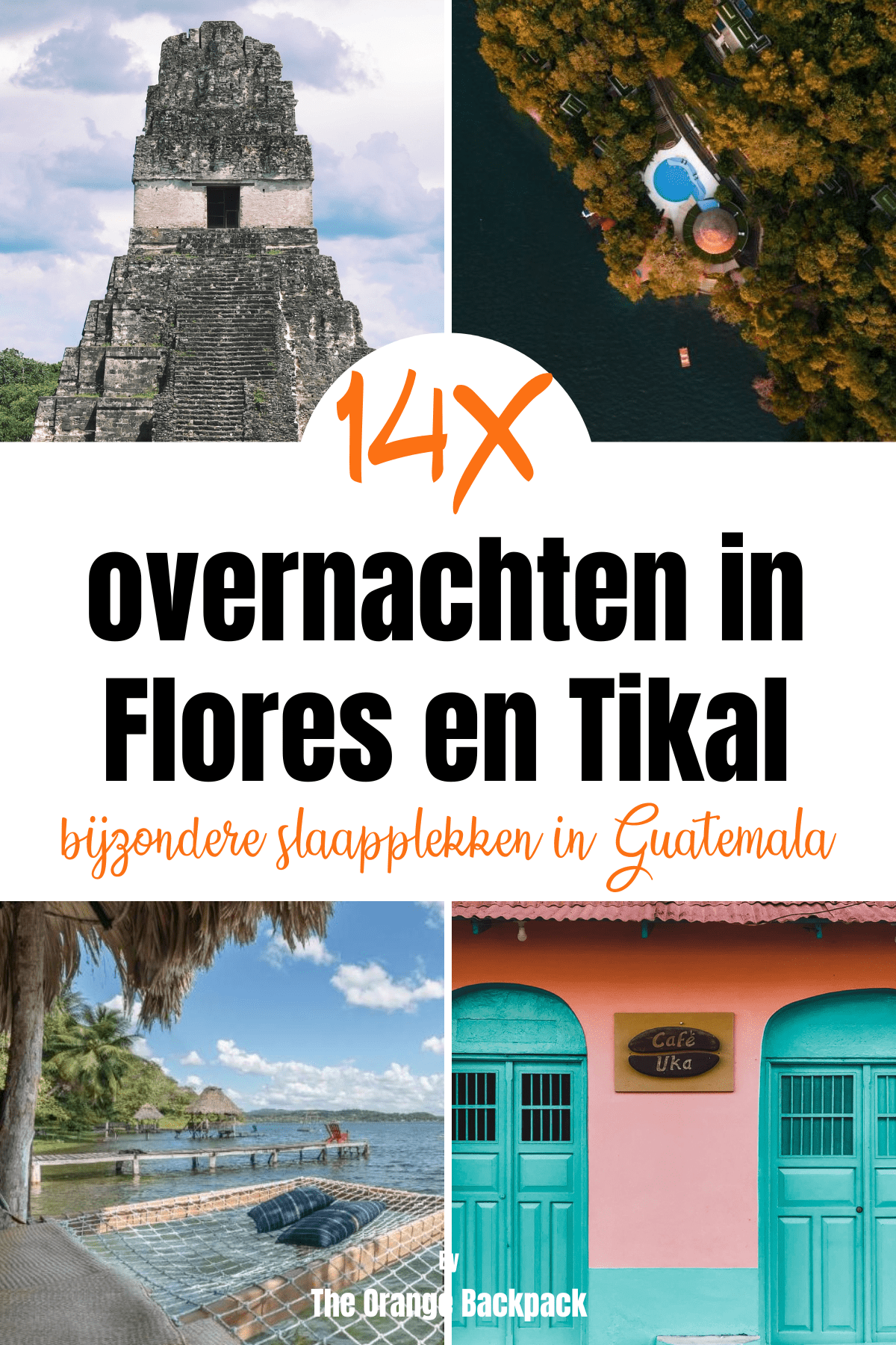 bijzonder overnachten Flores en Tikal Guatemala 
