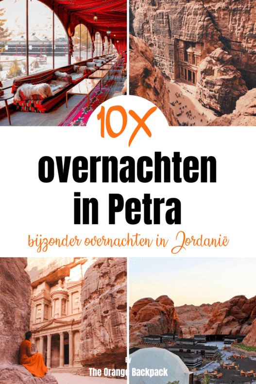 overnachten in Petra Jordanie