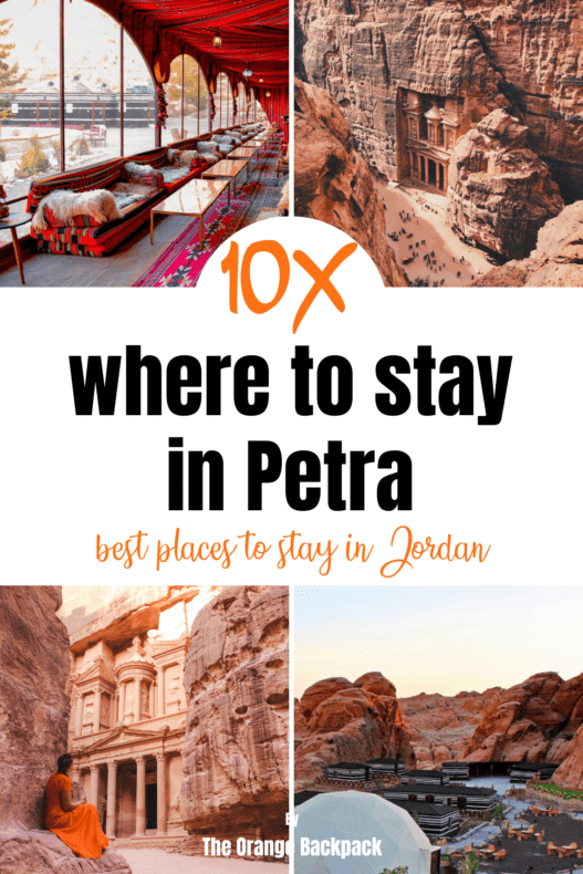 where to stay in Petra Jordan