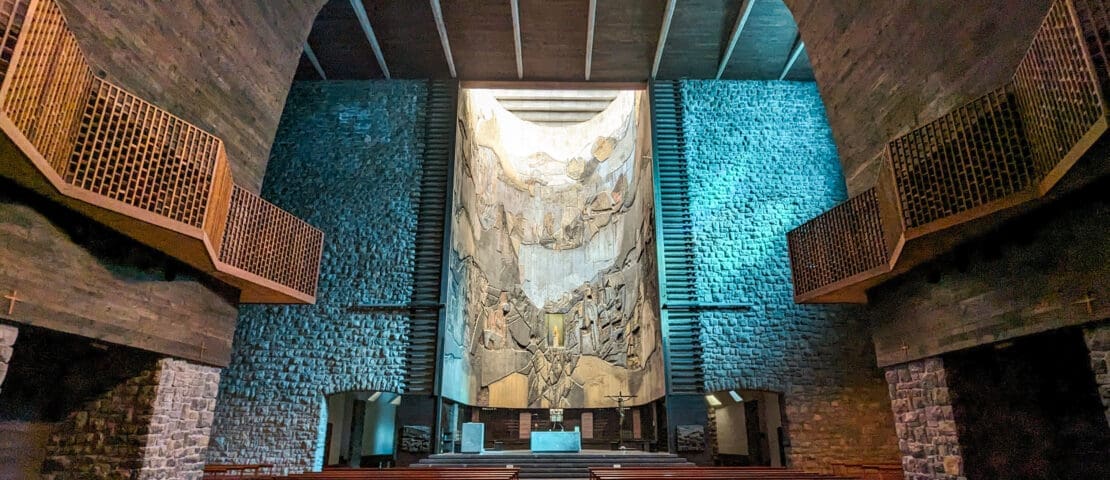 The Sanctuary of Arantzazu in Northern Spain