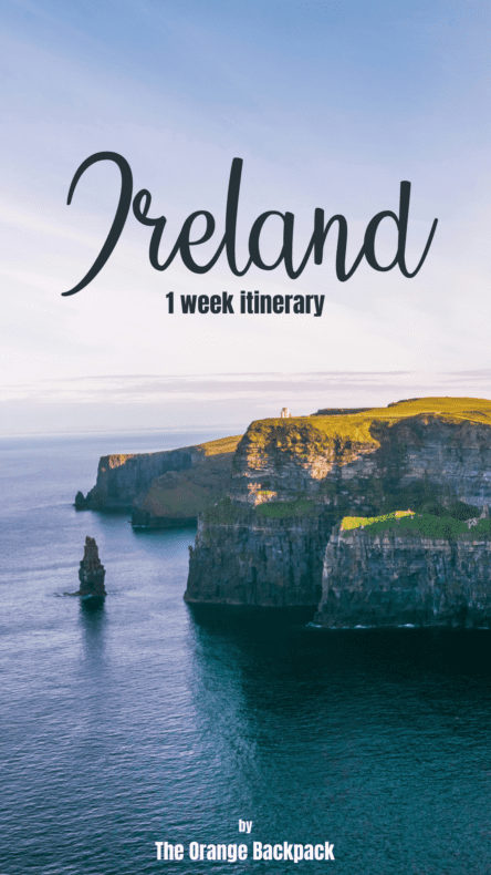 Ireland 1-Week Itinerary Pinterest