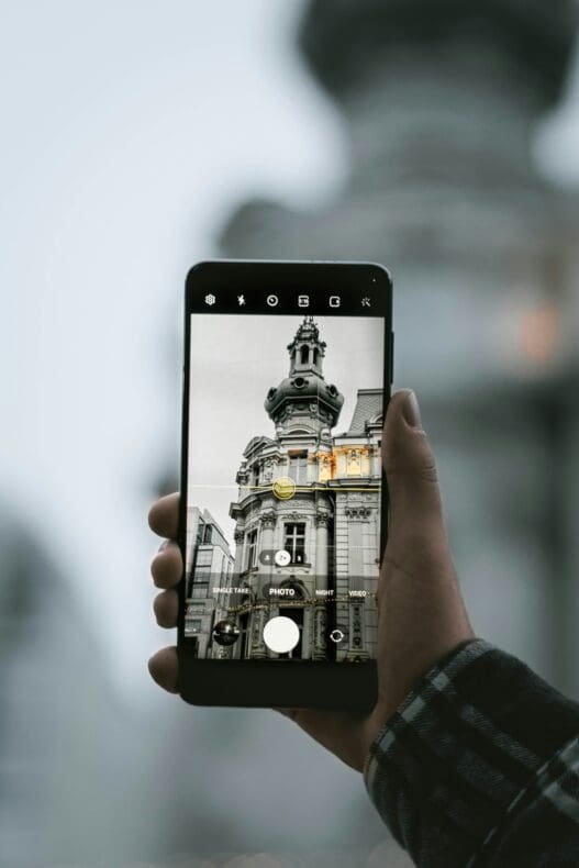 vakantiefoto's met telefoon