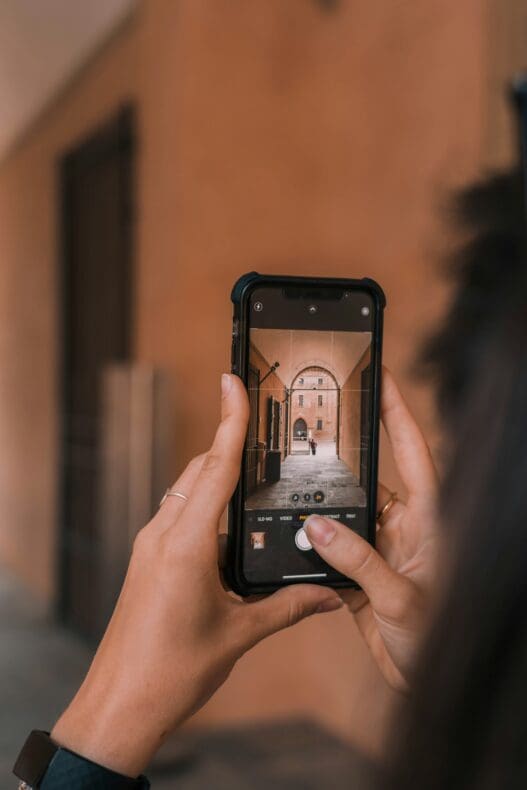 vakantiefoto's met telefoon