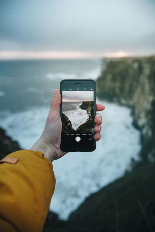 vakantiefoto's met telefoon