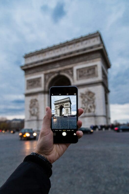 vakantiefoto's met telefoon